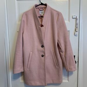 Dusty Pink Pea Coat